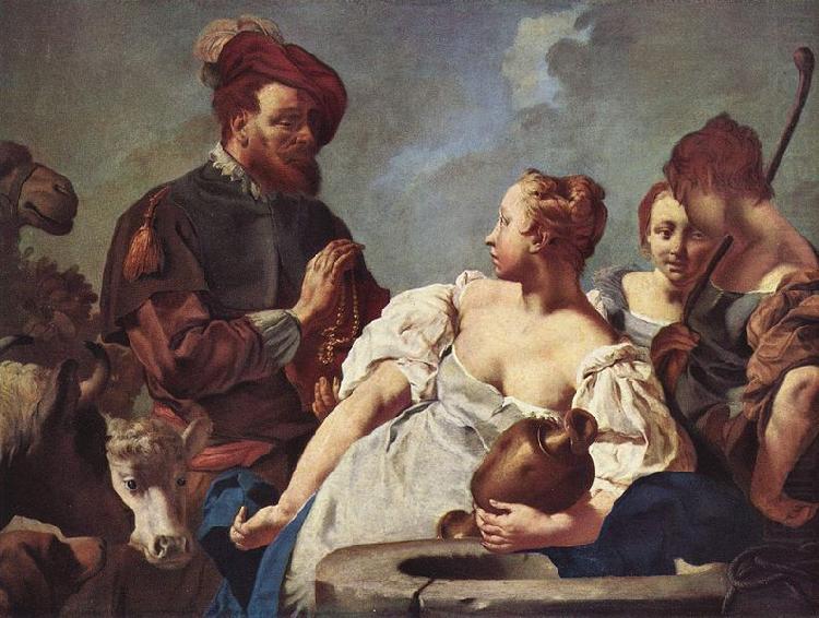 Rebecca am Brunnen, PIAZZETTA, Giovanni Battista